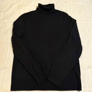 Banana Republic Black Turtleneck 100% Merino Wool Sweater